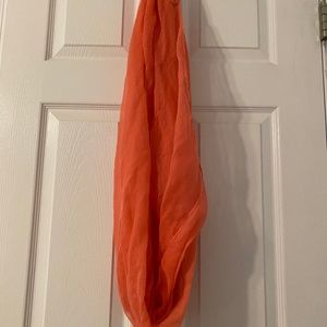 Light Orange Infinity Scarf